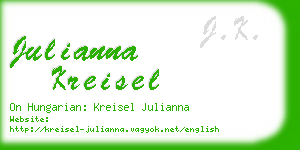 julianna kreisel business card